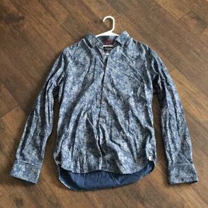 Dark blue button shirt